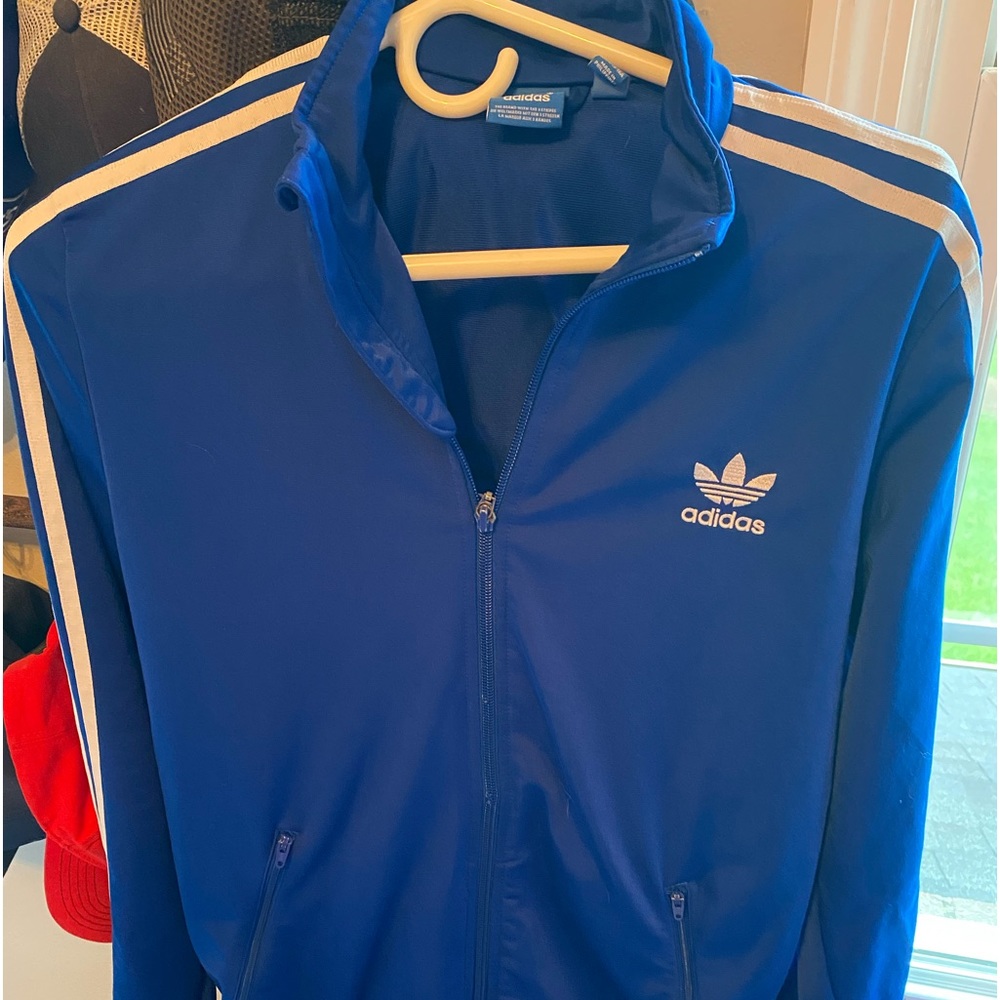 Adidas track zip-up